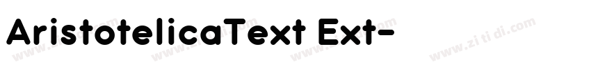 AristotelicaText Ext字体转换